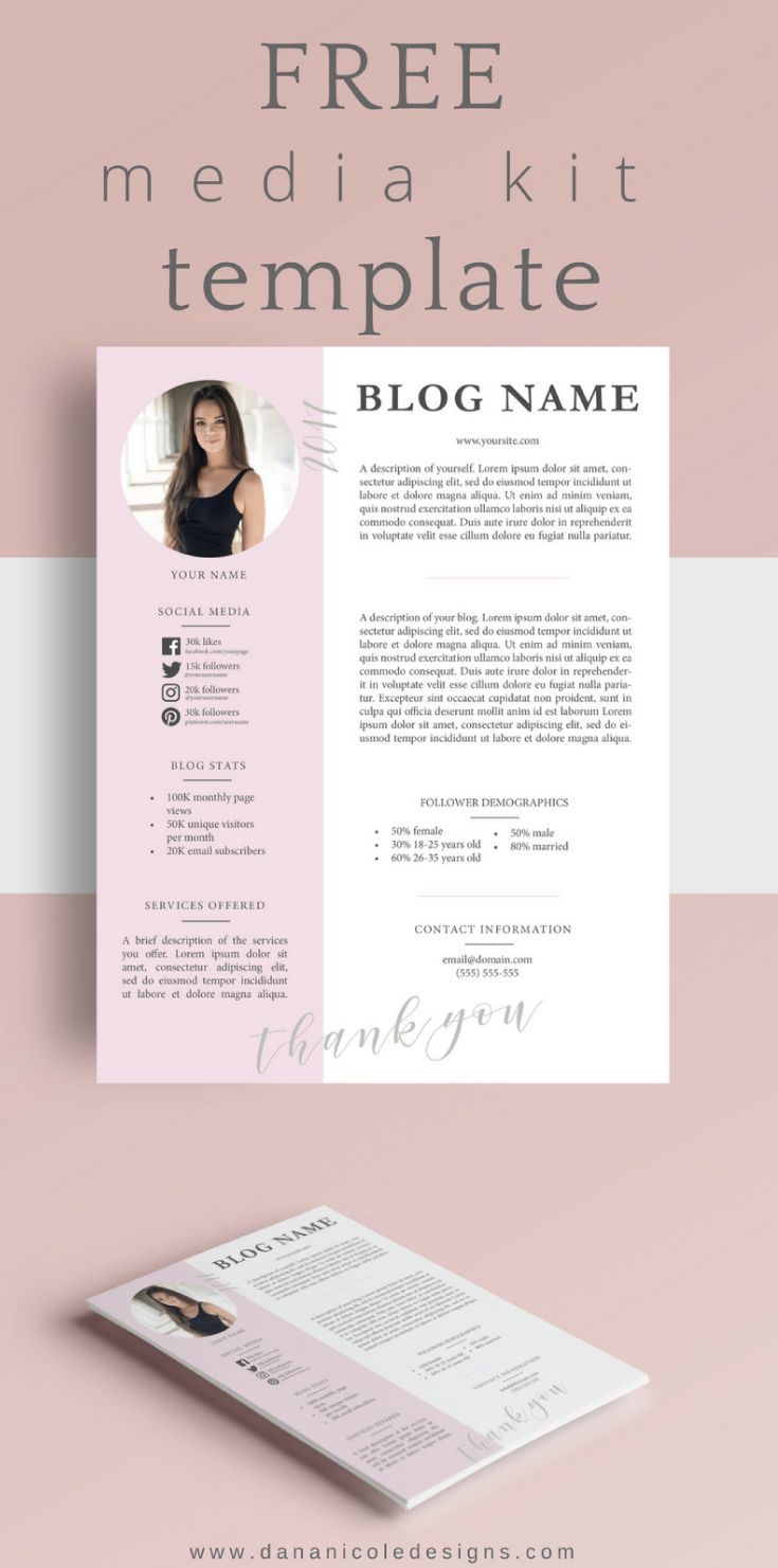 FREE Media Kit | Blogger Media Kit | Blogger Resources | Having a media kit is essentially a resume for you, your blog and your social platforms. As a blogger, if you are serious about working with brands you will want to have a professional-looking media kit that outlines some key areas, in order to increase the potential that brands will want to work with you!