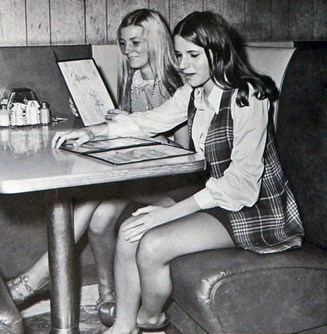 Vintage teacher gym miniskirt