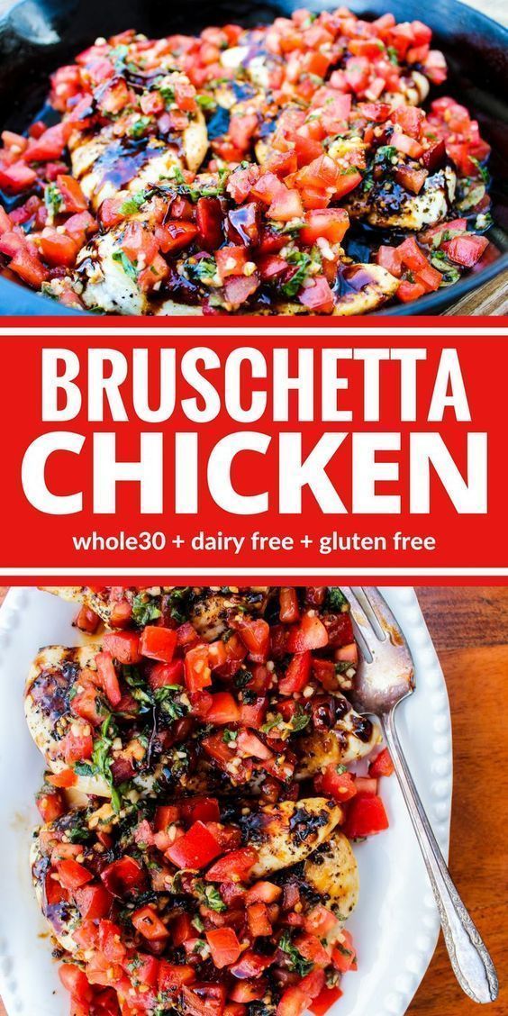 Healthy Bruschetta Chicken