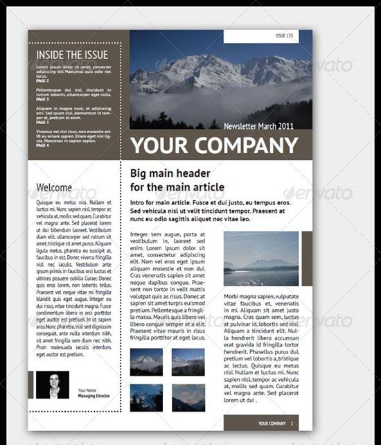 42 best Newsletter Inspiration images on Pinterest Newsletter
