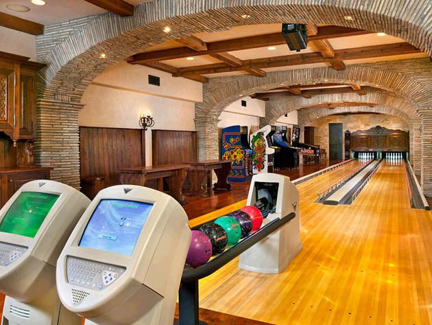 Elegant In-Home Bowling Alley: Rancho Santa Fe, Calif. | Fantasy ... Elegant In-Home Bowling Alley: Rancho Santa Fe, Calif. | Fantasy ...