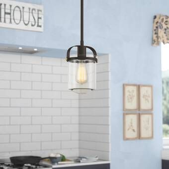 Sue 1 Light Single Jar Pendants Traditional Pendant Lighting Light Modern Farmhouse