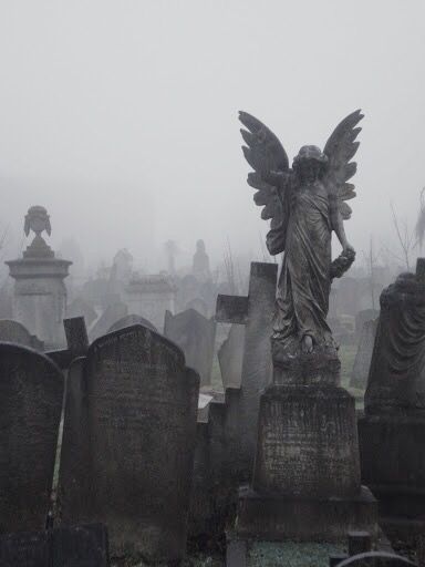 aesthetic cemetery graveyard angel grafbeelde pinterest