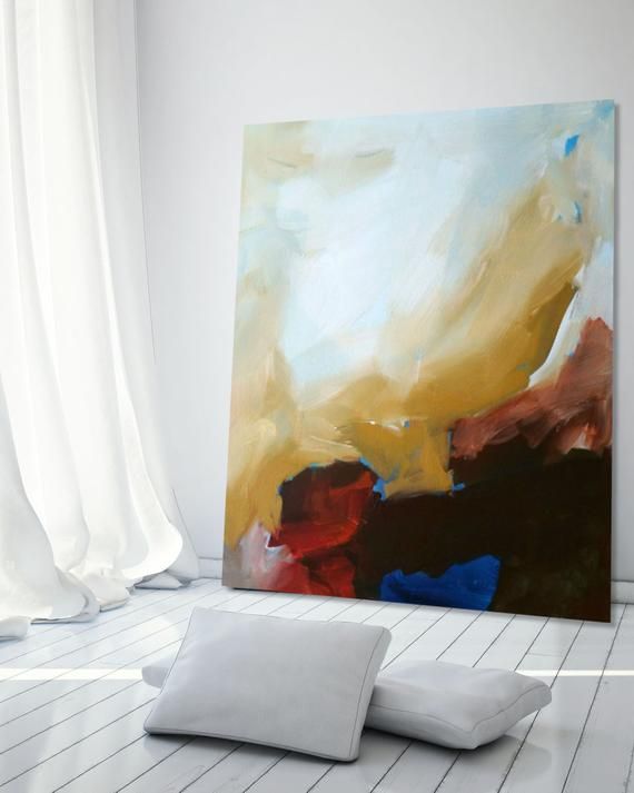Original Large Abstract Painting. Beautiful hand-made in London by artist Omar O...