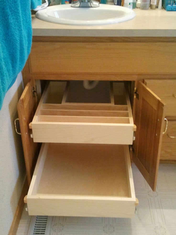 Under Sink Roll Outs Maximize Your Cabinet Space Helpyourshelves Com Organization Bathroom Drawers - Bathroom Sink Under Cabinet Storage Under Sink Roll Outs Maximize Your Cabinet Space Helpyourshelves Com Organization Bathroom Drawers - Bathroom Sink Under Cabinet Storage