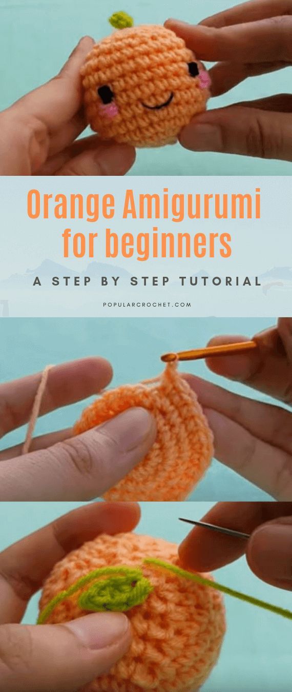 Orange Amigurumi for beginners - Crochet - #Amigurumi #Beginners #Crochet #Orang...