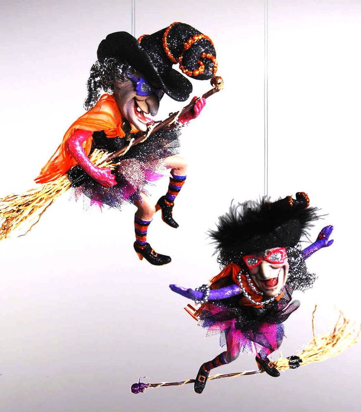 katherines collection four appx 7 assorted halloween witch ornaments - Vintage Halloween Decorations For Sale katherines collection four appx 7 assorted halloween witch ornaments - Vintage Halloween Decorations For Sale
