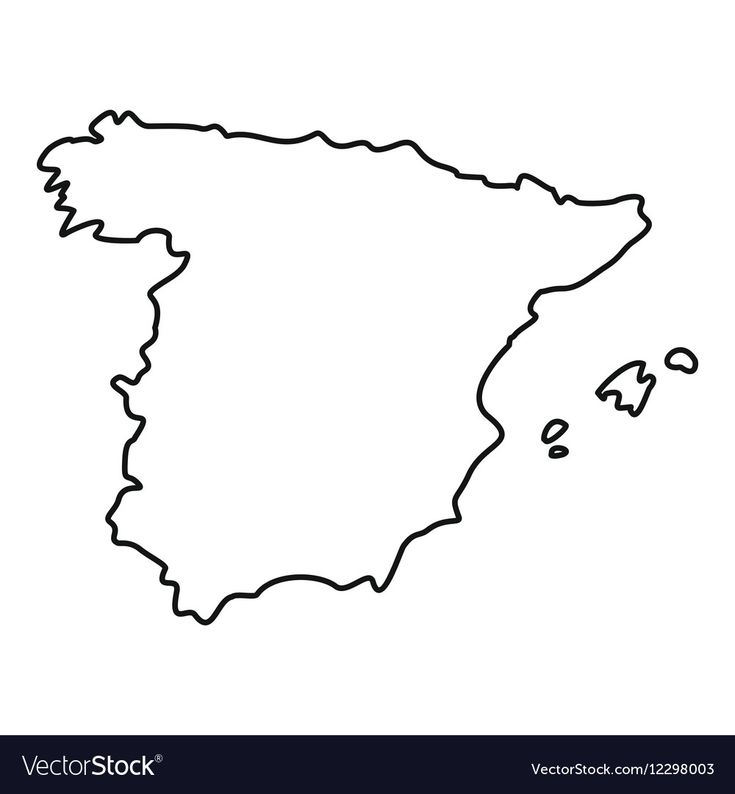 Spain Map Outline In 2025 Map Of Spain Map Outline Spain 06cfbcd7ed9c69870dad0421f2c5f58b