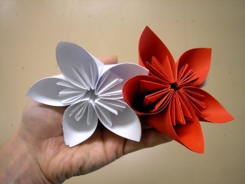 18 best paper flowers images on pinterest paper flowers christmas easy paper origami flower