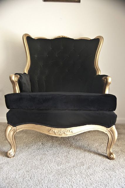 black and gold chair gold victorian 60 diy furniture makeovers home furniture pinterest furniture makeover and black and gold chair gold victorian 60 diy furniture makeovers home furniture pinterest furniture makeover and