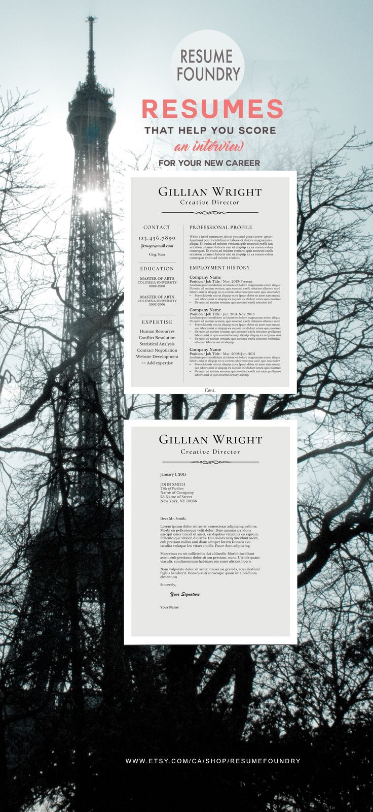 84 Best Stylish Resume Templates (Cv Template) Images On Pinterest