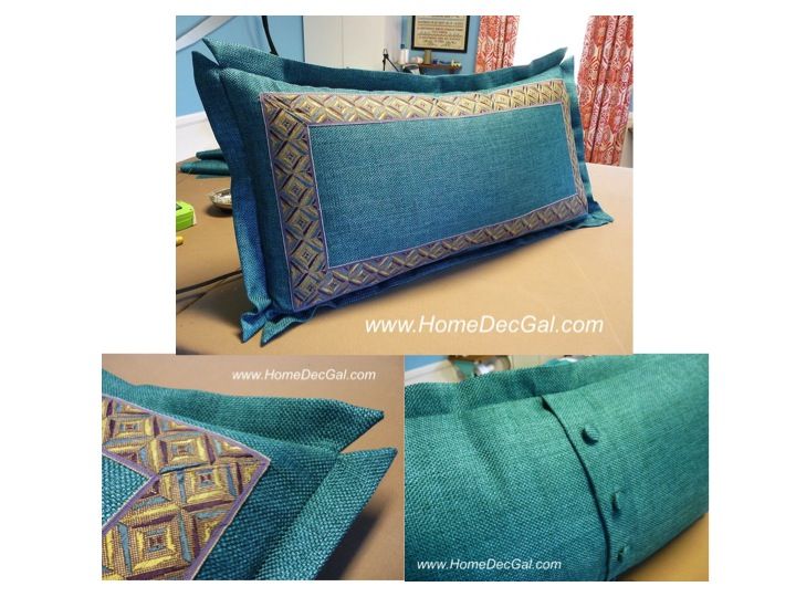 this pillow has inset banding split mitered flange and button closure with a feather - Pillow Design Ideas this pillow has inset banding split mitered flange and button closure with a feather - Pillow Design Ideas