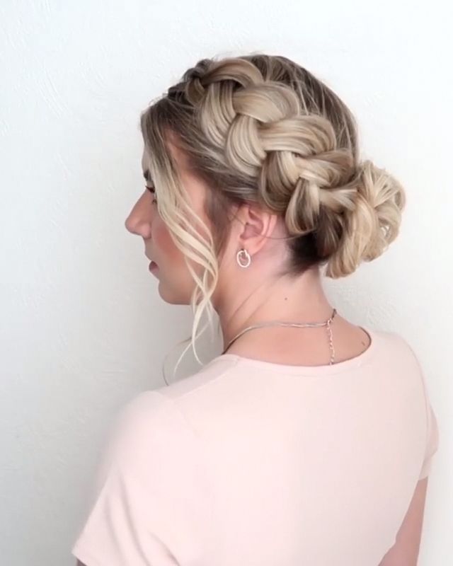 Feb 16, 2020 - Easy Braided Updo Style Tutorial! #easyhairstyles #hairtutorials #braidedhairstyles #longhairstylesupdo