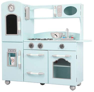 Teamson Kids Wooden Play Kitchen Set Easy Sink Cleaning Home Teamson Kids Wooden Play Kitchen Set Easy Sink Cleaning