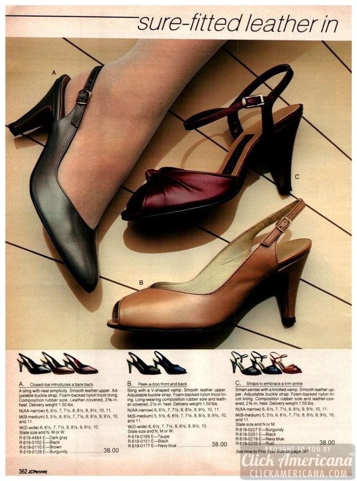 female 80s shoes