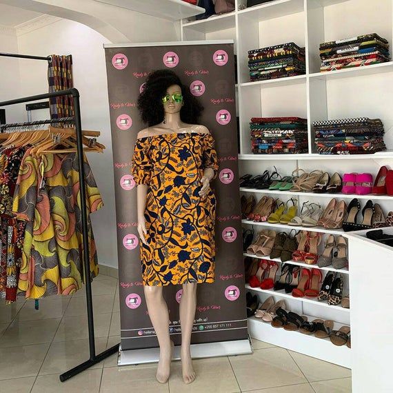 Check Out This Item In My Etsy Shop Https Www Etsy Com Uk Listing 738671292 Ankara Womens Short Dress For Short Women Short Dresses Casual Dresses For Women