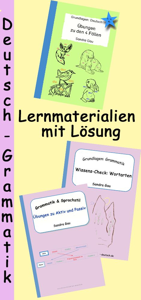 Satzglieder kennenlernen