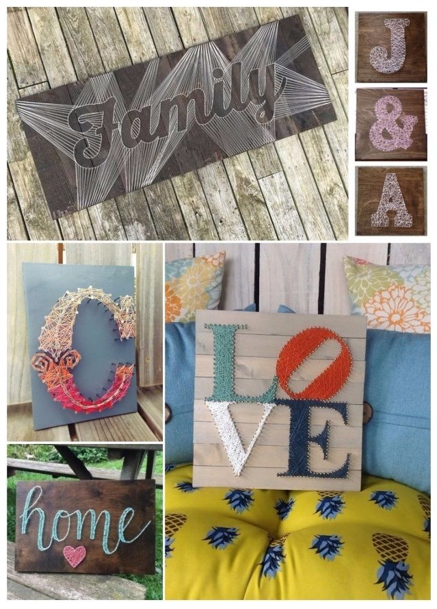 Ideas Para Decorar Cuadros Con Clavos E Hilos Tensados Clavos E Hilos Arte Con Hilos Y Clavos Cuadros Con Hilos