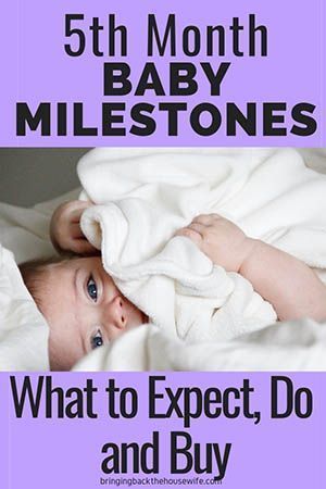 5 Month Old Milestones 5-month-old babies are when things really start to get exciting! His t...