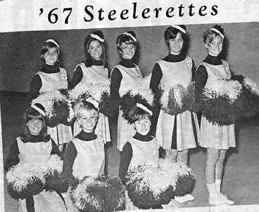 Steelerettes cheerleaders from 1967 | Cheerleading, American sports