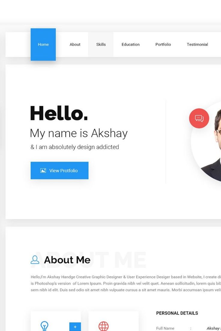 Hello Resume Cv Vcard Portfolio Html Website Template Html Website Hello Resume Cv Vcard Portfolio Html Website Template Html Website