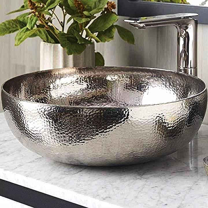 Circular Bathroom Maestro Vessel Metal Sink Joss Mainmaestro Metal Circular Vessel Bathroom Sink Joss Main Maestro Metal Circular Vess Metal Maine