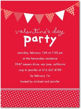 valentines party invitation