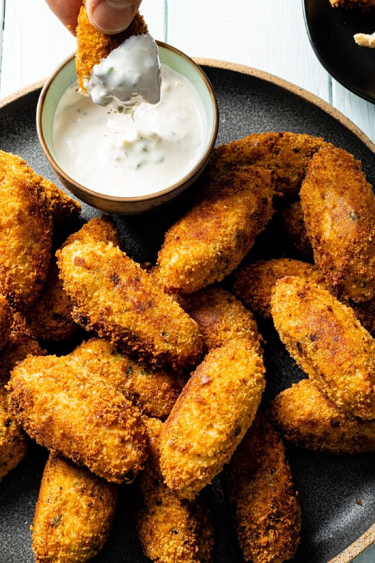 Chicken Croquettes with LemonScallion Sauce Cook's Country Recipe Chicken Croquettes with LemonScallion Sauce Cook's Country Recipe