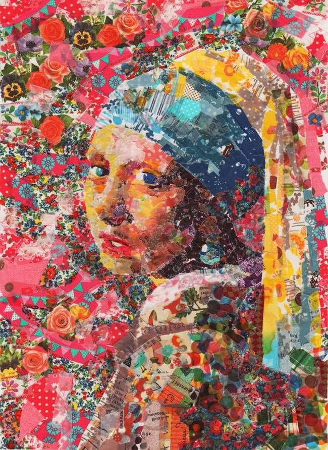 Tape Recreation Of Girl With A Pearl Earring By Johannes Vermeer Japan Based Artist Nasa Funahara Uses Decorative Masking To Recreate Classic Tape Recreation Of Girl With A Pearl Earring By Johannes Vermeer Japan Based Artist Nasa Funahara Uses Decorative Masking To Recreate Classic