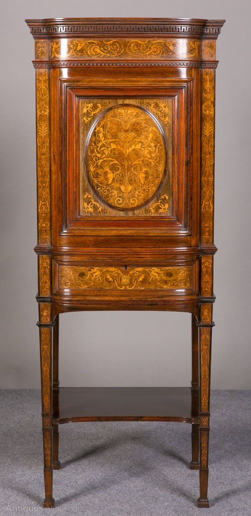 51 Best Furniture History Images On Pinterest Aesthetic Movement A very fine inlaid rosewood cabinet from the workshops of top London cabinet makers