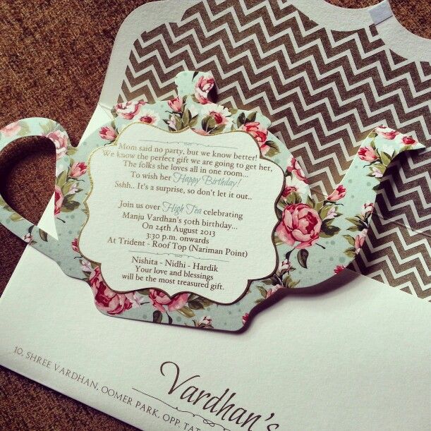 Custom Tea Party Invitations With Images Baby Custom Tea Party Invitations With