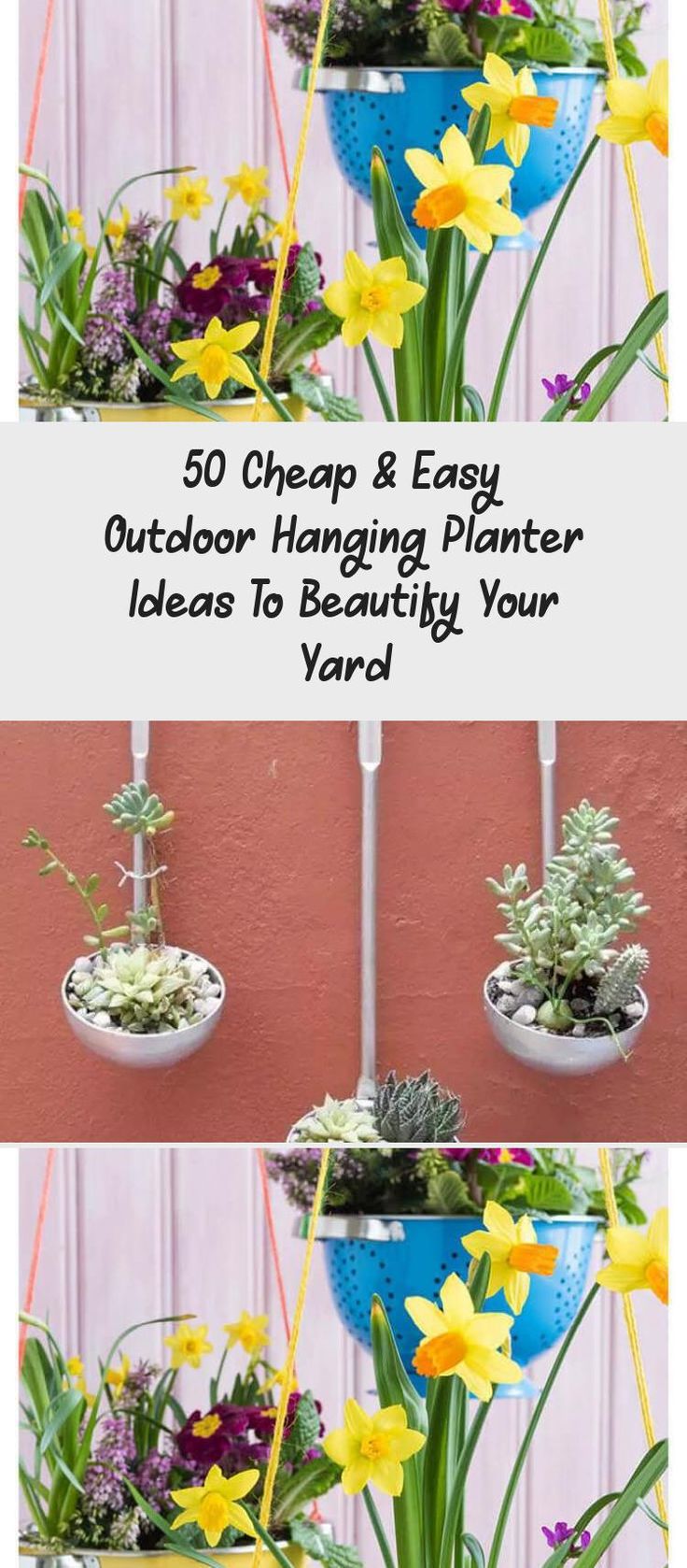 Easy Diy Rain Gutter Herb Garden Diy Outdoor Hanging Planter Ideas Plant Pot Design Ideas Diygardenfirepit Diygarde In 2020 Hanging Planters Planters Flower Pots