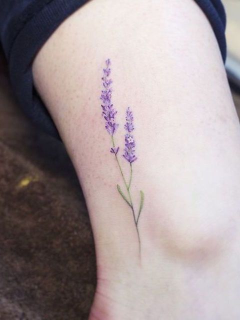 The 25 Best Purple Tattoos Ideas On Pinterest Flower 14 Delicate Flower Tattoos That Aren T Naff
