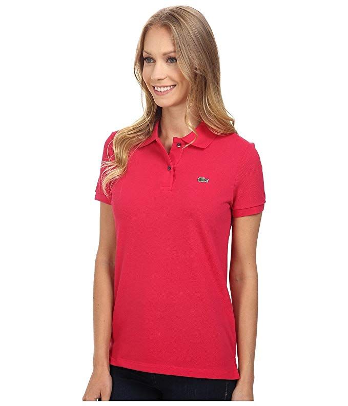 Lacoste Womens Classic Fit Short Sleeve Petit Piqu/é Polo Polo Shirt