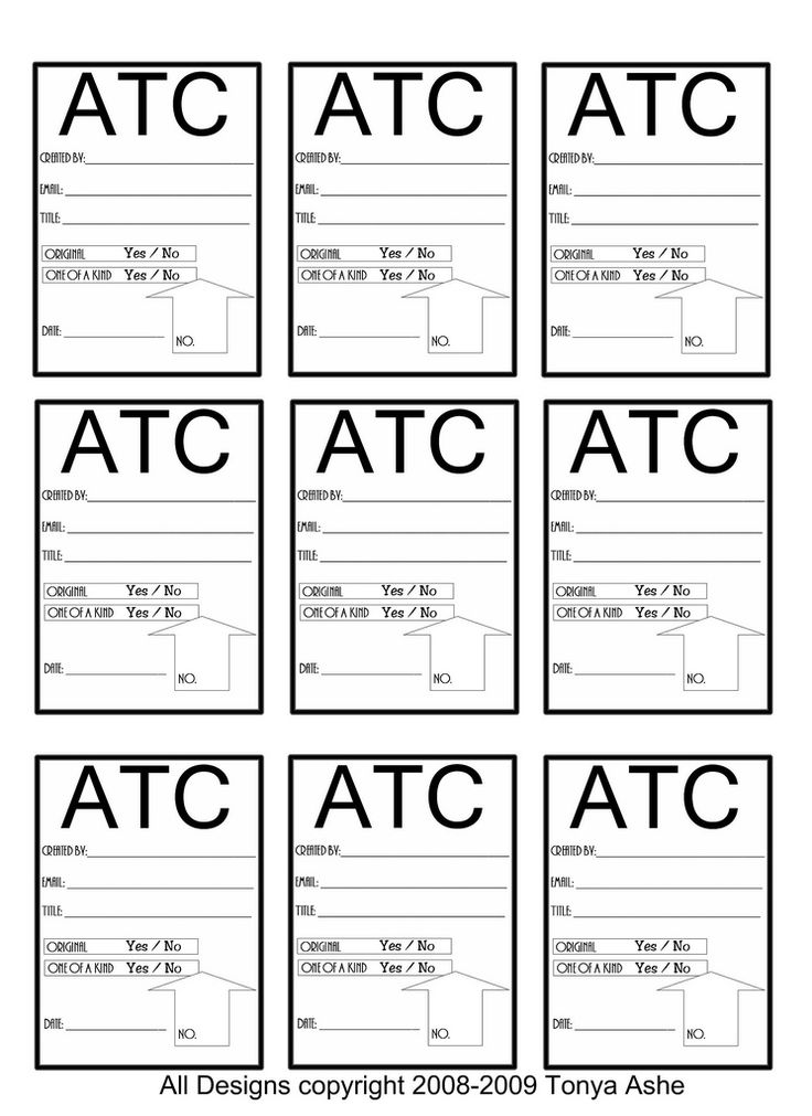 9 best ATC Back Designs images on Pinterest Artist trading cards - trading card template 9 best ATC Back Designs images on Pinterest Artist trading cards - trading card template
