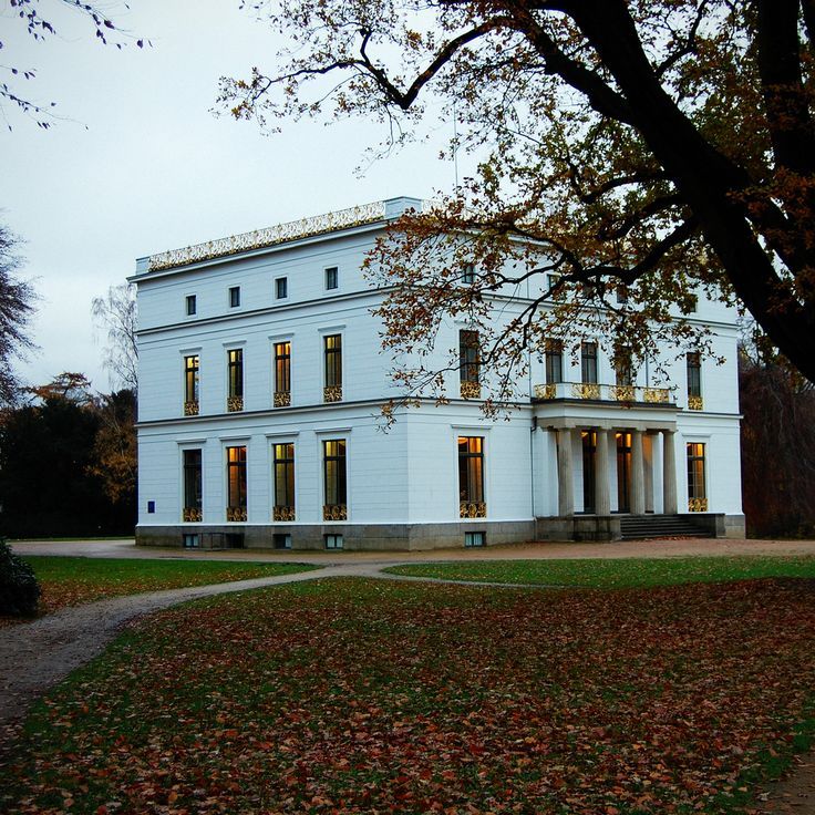 Another view of the Jenisch Haus designed by Karl Friedrich Schinkel and Franz F...