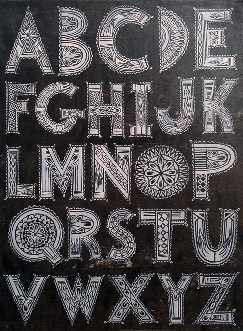 letter a designed