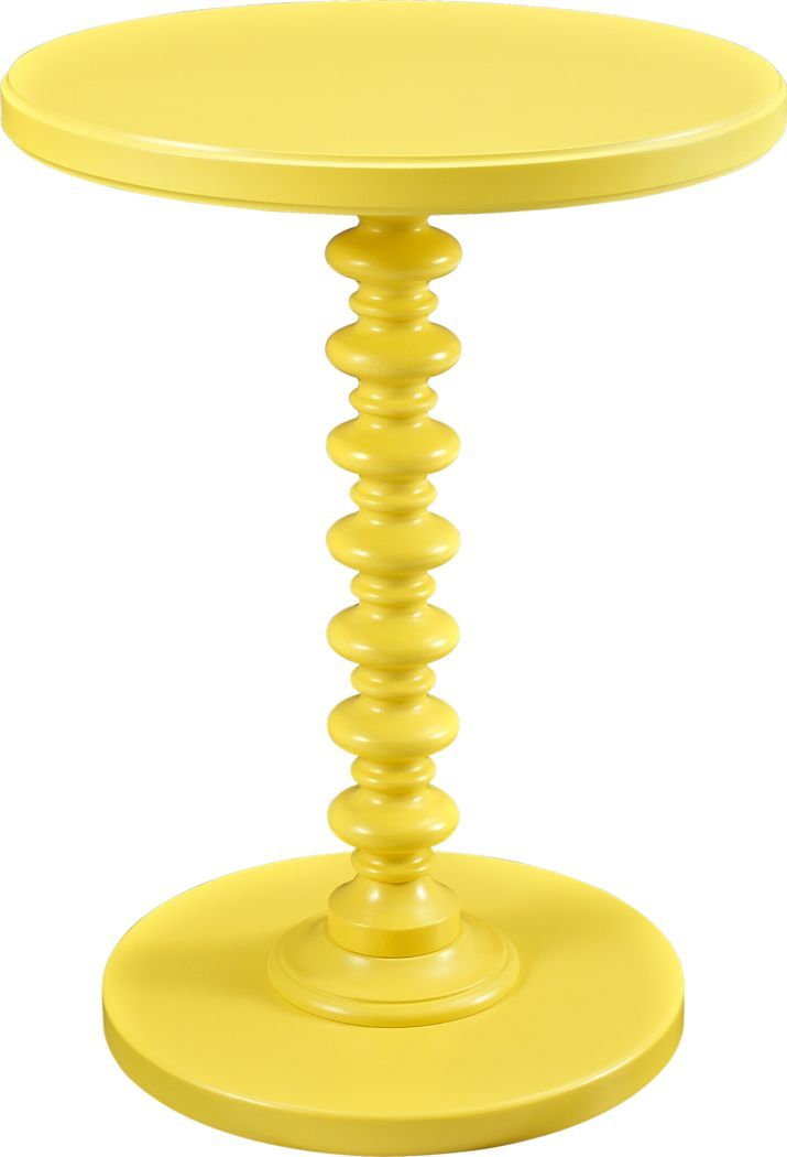 Kids Corby Yellow Accent Table Round Living Room Furniture Tables Kids Corby Yellow Accent Table Round, Yellow Accent Table Living Room