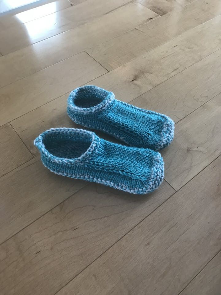Patron Pantoufles Non Felted Slippers traduction française du modèle original | Pantoufle, Patron et Boutique de laine