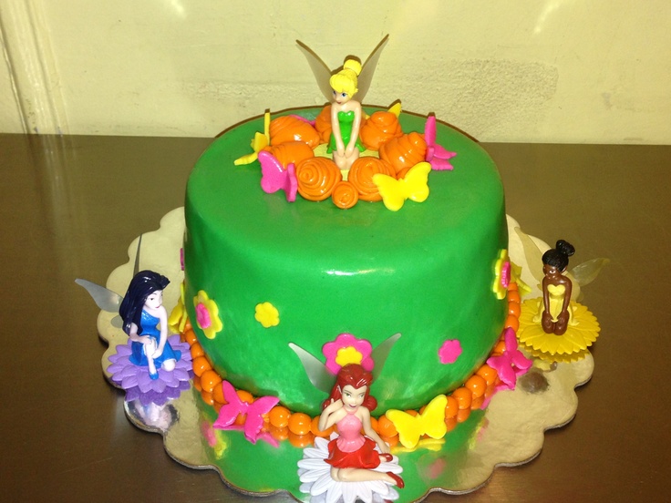 Tinkerbell And Friends Cake Tinkerbell And Friends Cake