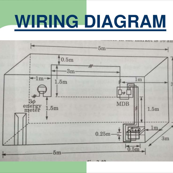 the wiring diagram for an electrical device is shown in this manual