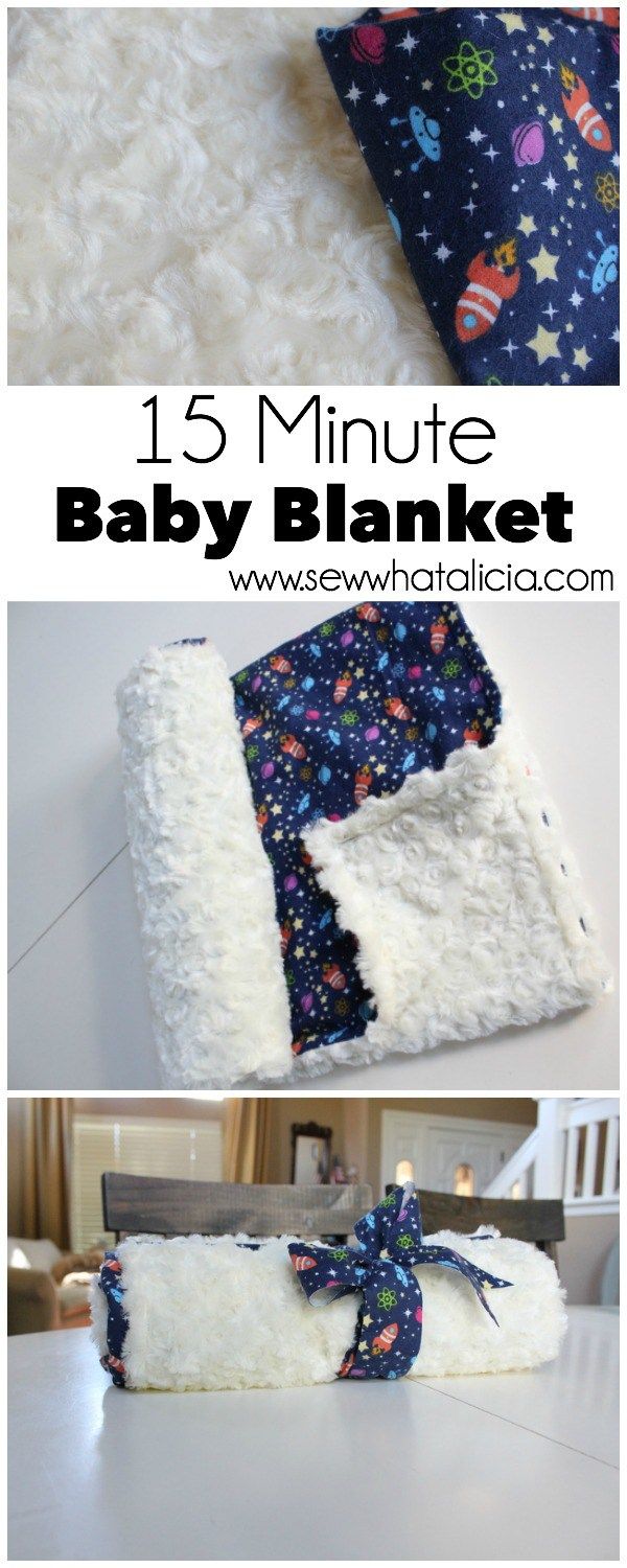 15 Minuten Baby Minky Decke – Sew Perfect 15 Minuten Baby Minky Decke – Sew Perfect