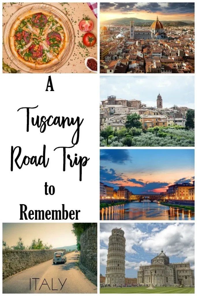 postcard A6 Tuscany