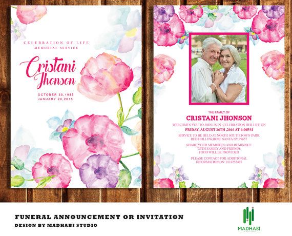 The 25+ best Funeral invitation ideas on Pinterest Funeral ideas - funeral announcement sample The 25+ best Funeral invitation ideas on Pinterest Funeral ideas - funeral announcement sample