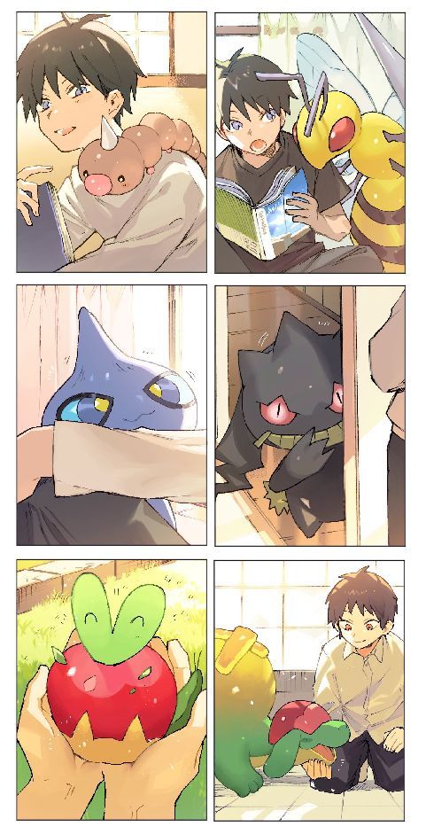 Beedrill x Banette x Appletun | Pokemon rayquaza, Cute pokemon wallpaper, Pokemon