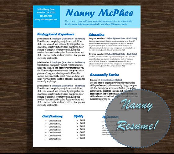18 best NannyLikeAPro images on Pinterest Resume templates - free nanny resume templates 18 best NannyLikeAPro images on Pinterest Resume templates - free nanny resume templates