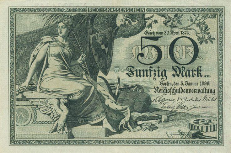 Ger 7 Reichskassenschein Zu 50 Mark Von 1899 Geldscheine Geld