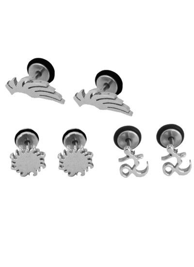7 Best Combo Earring Set Stud By Menjewell Images On Designer Fashionable Combo Earring For Men We Have A Wide Range Of Traditional Modern And Handmade Mens Earrings Online
