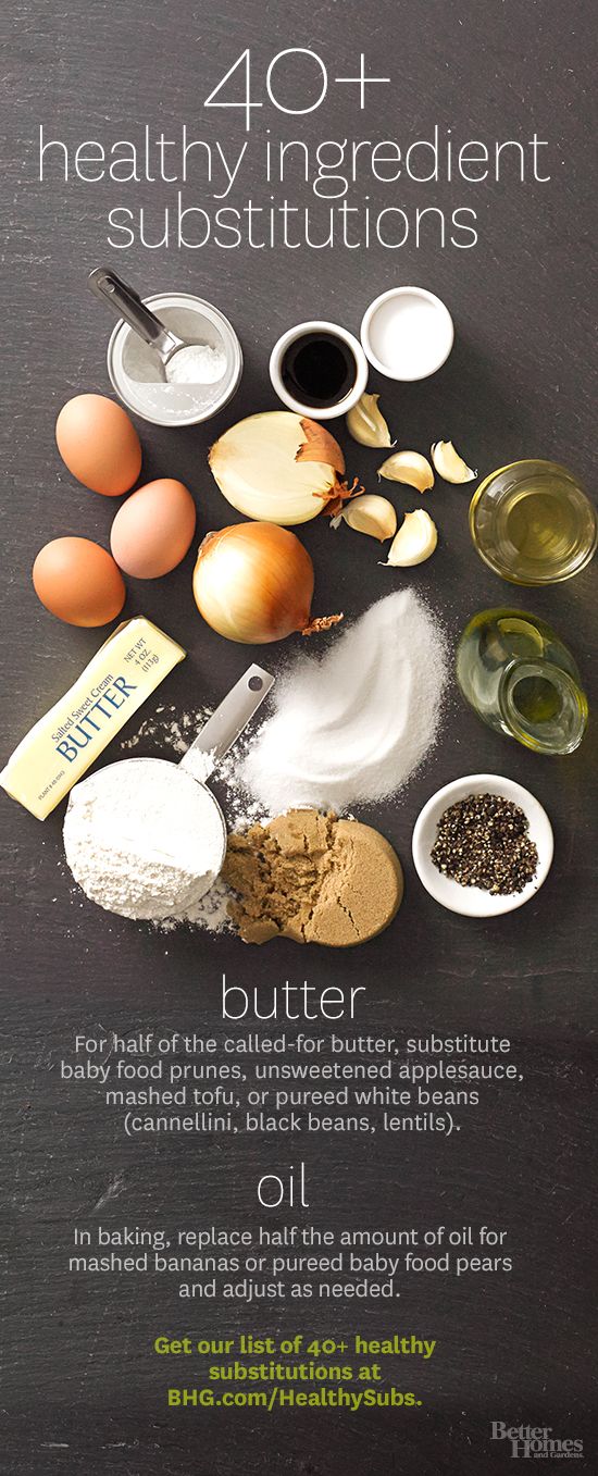 Common Food Substitutions To Make Your Meals Healthier Common Food Substitutions To Make Your Meals Healthier