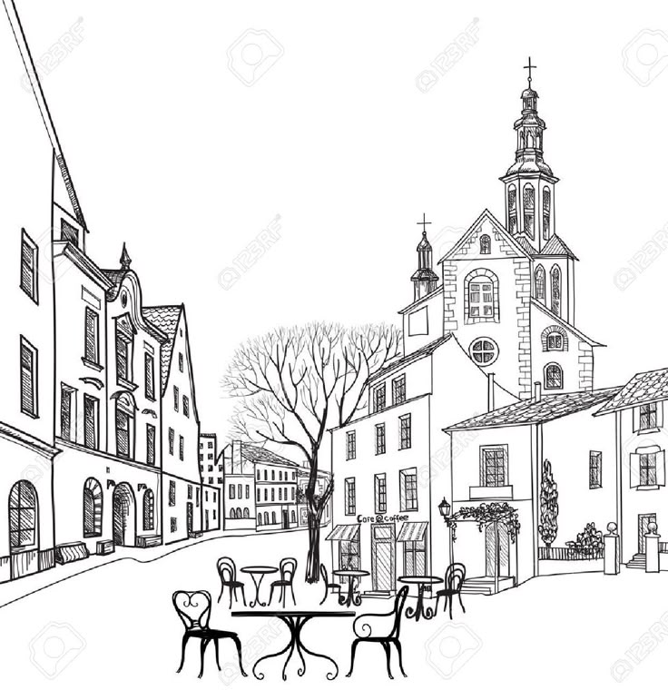Resultado de imagen para Cafe de calle Ville dessin Resultado de imagen para Cafe de calle Ville dessin